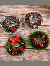 Laden Sie das Bild in den Galerie-Viewer, Hanging Christmas Wreaths On Shop Windows And Doors