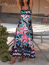 Lataa kuva Galleria-katseluun, Printed Suspender Maxi Dress