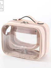 Carica l&#39;immagine nel visualizzatore di Gallery, Transparent PU Portable Makeup Bag