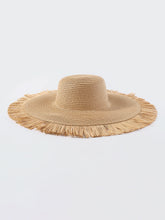 Load image into Gallery viewer, Raw Brim Straw Hat