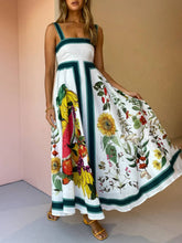 Load image into Gallery viewer, Fashion Printed Backless Halter Hem Loose Dresses