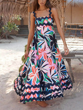 Carregar imagem no visualizador da galeria, Printed Suspender Maxi Dress