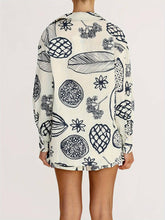 Load image into Gallery viewer, Summer Fruit Print Loose Shirt Shorts Set