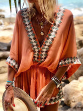 Carica l&#39;immagine nel visualizzatore di Gallery, Bohemian Beach Print Kimono Romper