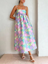 Load image into Gallery viewer, Beautiful Temperament Printed Strapless Backless Swing Dress