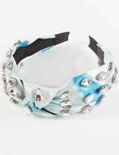 Load image into Gallery viewer, Knotted Tie-Dye Rhinestone Headband