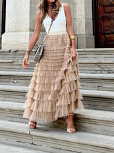 Laden Sie das Bild in den Galerie-Viewer, Mesh Layered Cake Skirt