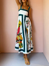 Load image into Gallery viewer, Fashion Printed Backless Halter Hem Loose Dresses