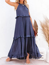 Carregar imagem no visualizador da galeria, Irregular Cake Sleeveless Maxi Dress