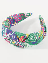 Load image into Gallery viewer, Floral Print Ruched Headband