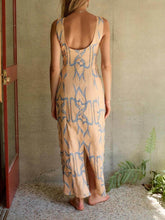 Load image into Gallery viewer, Signature Printed Hoop-Embellished Sleeveless Midi Dress