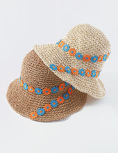 Načíst obrázek do prohlížeče Galerie, Embroidered Floral Wrap Bucket Hat