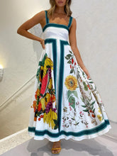 Load image into Gallery viewer, Fashion Printed Backless Halter Hem Loose Dresses