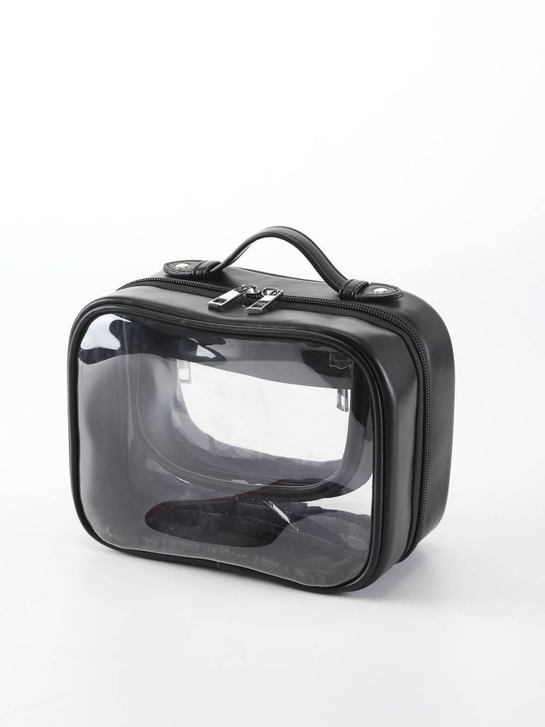 Transparent PU Portable Makeup Bag