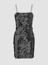 Load image into Gallery viewer, Chain Sequined Irregular Dress