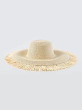 Load image into Gallery viewer, Raw Brim Straw Hat