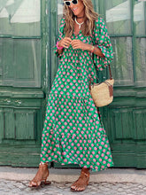 画像をギャラリービューアに読み込む, Bohemian Printed Maxi Dress