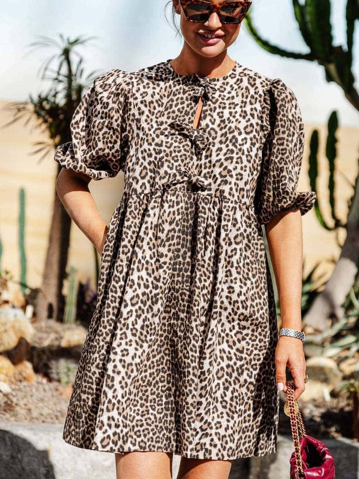 FREYA DRESS LEOPARD