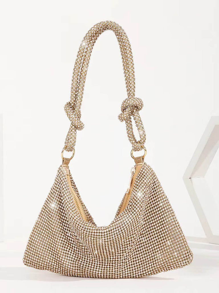 Sac à main carré avec strass