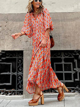 Load image into Gallery viewer, Bohemian Printed Maxi Dress