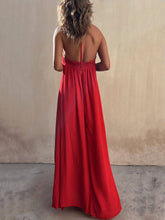 Carica l&#39;immagine nel visualizzatore di Gallery, Halter Neck Casual Resort Maxi Dress