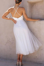 Load image into Gallery viewer, Modern-day Princess Chiffon Suspenders Party Maxi Dress