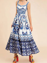 Load image into Gallery viewer, Casual Sling Print Loose Dress