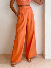 Load image into Gallery viewer, High Waist Wide Leg Loose Trousers