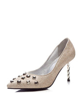 Carica l&#39;immagine nel visualizzatore di Gallery, Pointed Stud High Heels