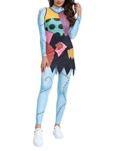 Load image into Gallery viewer, Cosplay Halloween Horror Night Sally Printed Short Skirt