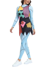 Load image into Gallery viewer, Cosplay Halloween Horror Night Sally Printed Short Skirt