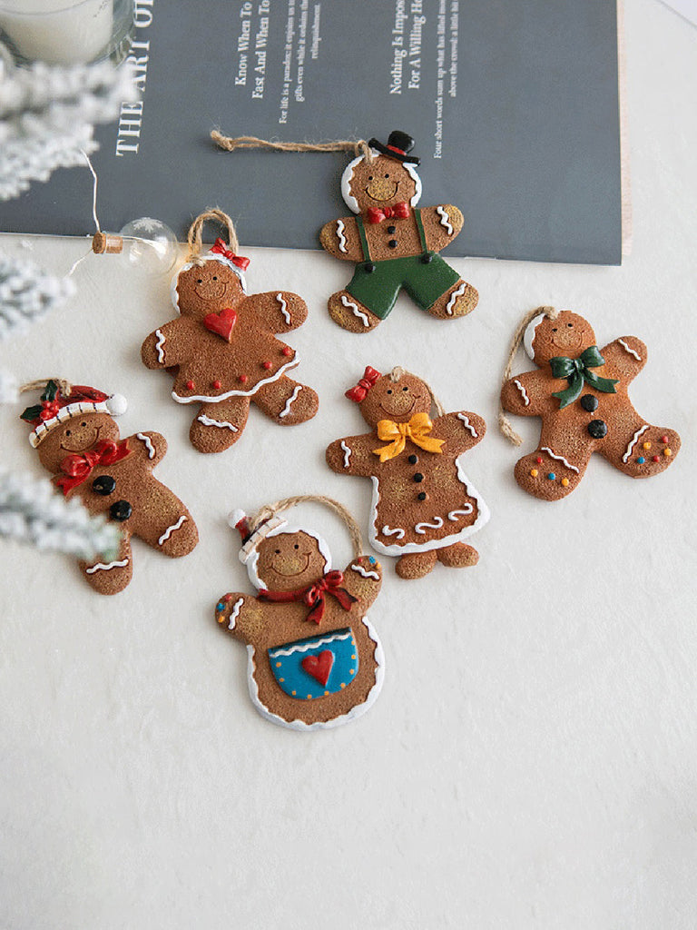 Gingerbread Man Decorated With Christmas Decorations