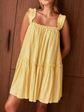 Sunny Ruffled Loose Mini Dress