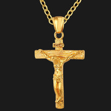 Lataa kuva Galleria-katseluun, Easter Cross Clavicle Necklace