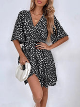 Load image into Gallery viewer, V-neck Waist Fashion Versatile Boho Dress