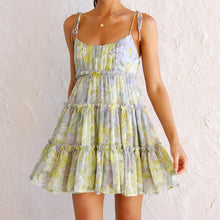 Load image into Gallery viewer, Backless Halter Sexy Printed Short Dress