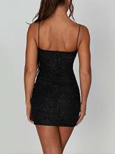 Load image into Gallery viewer, Strappy Sequin Mini Dress