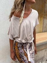 Görseli Galeri görüntüleyiciye yükleyin, Casual Loose V-Neck Strappy Double Wear Tops