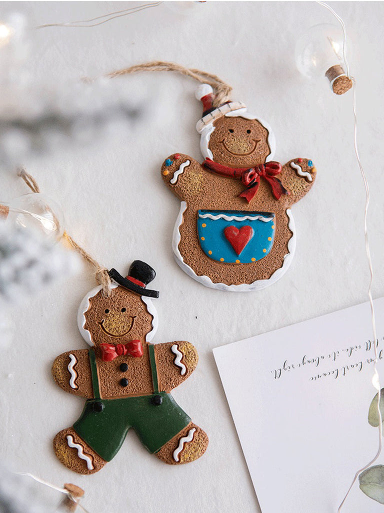 Gingerbread Man Decorated With Christmas Decorations