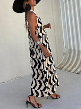 Carregar imagem no visualizador da galeria, Unique Ethnic Print Lantern Cut Sunny Tank Maxi Dress