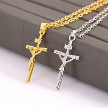 Load image into Gallery viewer, Easter Cross Clavicle Necklace