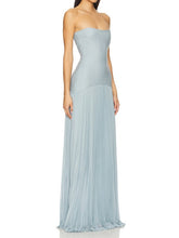Carica l&#39;immagine nel visualizzatore di Gallery, Solid Splicing Off-Shoulder Maxi Dress