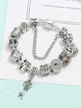 Laden Sie das Bild in den Galerie-Viewer, Heart Lock Key Love Bracelet