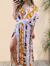 Lataa kuva Galleria-katseluun, Summer Beach Elegant Fashion Print Dresses