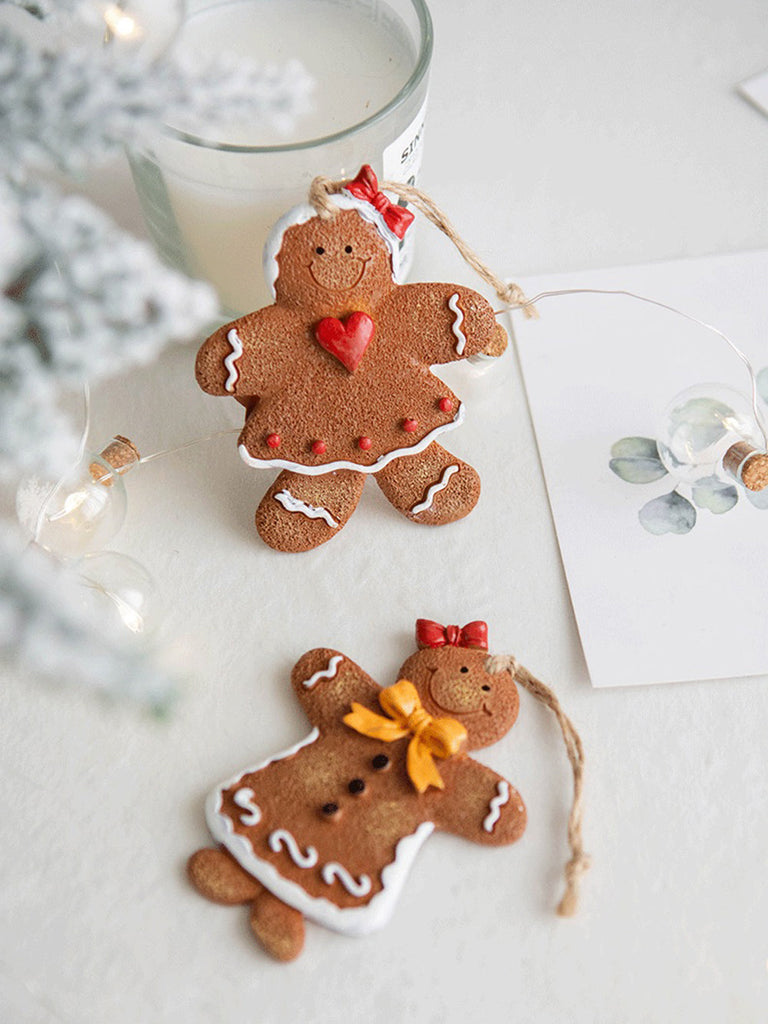 Gingerbread Man Decorated With Christmas Decorations