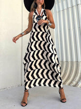 Carregar imagem no visualizador da galeria, Unique Ethnic Print Lantern Cut Sunny Tank Maxi Dress