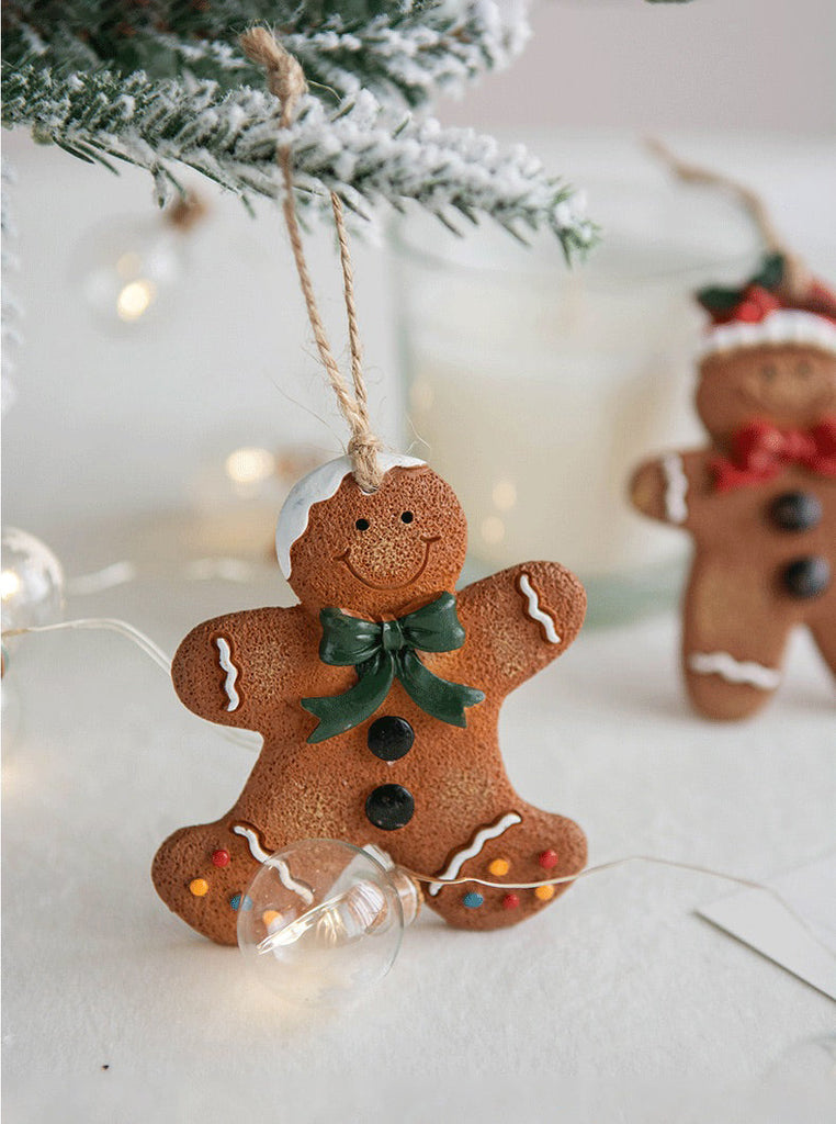 Gingerbread Man Decorated With Christmas Decorations