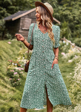 Carregar imagem no visualizador da galeria, A-line Print Boho Dress