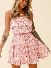 Laden Sie das Bild in den Galerie-Viewer, Fashion Summer Floral Dress