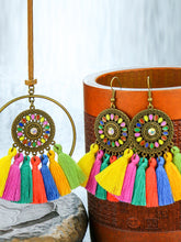 Lataa kuva Galleria-katseluun, Boho Jewelry - LA Bamba Drop Earring Necklace